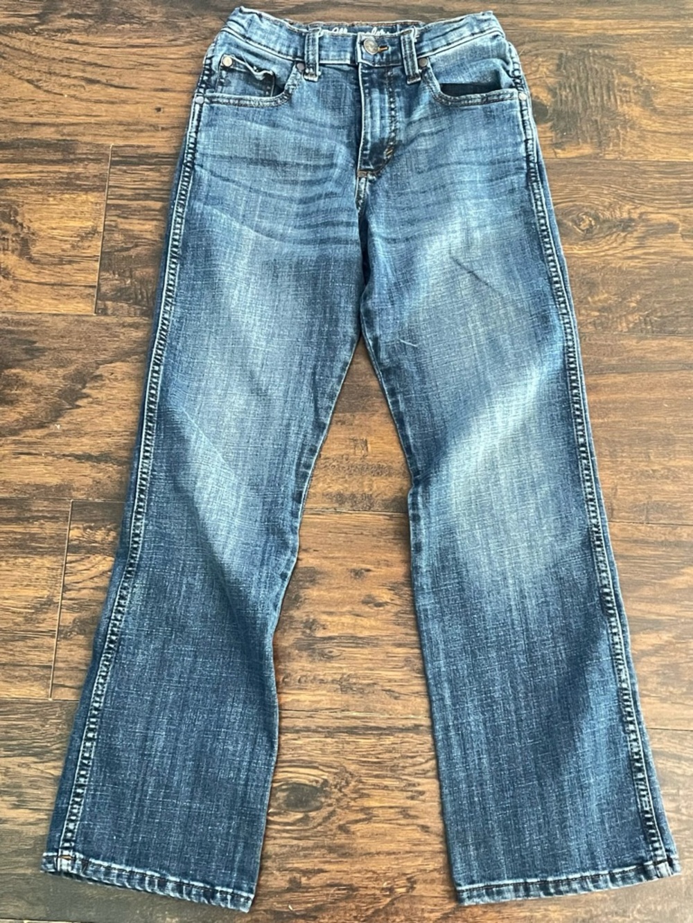 Boys Wrangler Retro Relaxed Boot Jeans Size 14SLIM